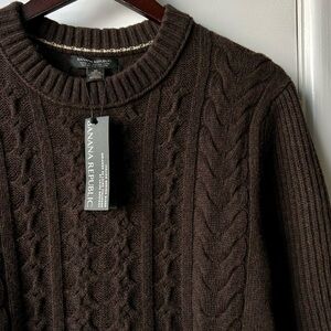 Nwt Banana Republic Thick Wool Sweater Brown